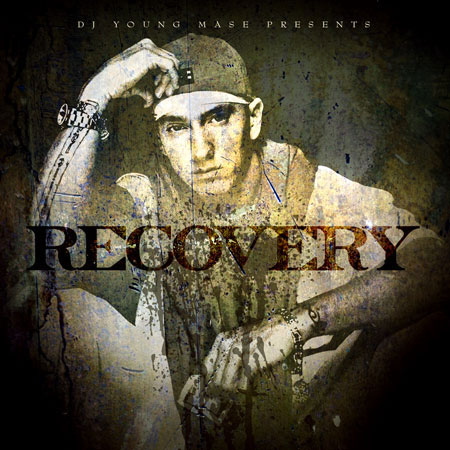 Bìa album Recovery cuûa Eminem.